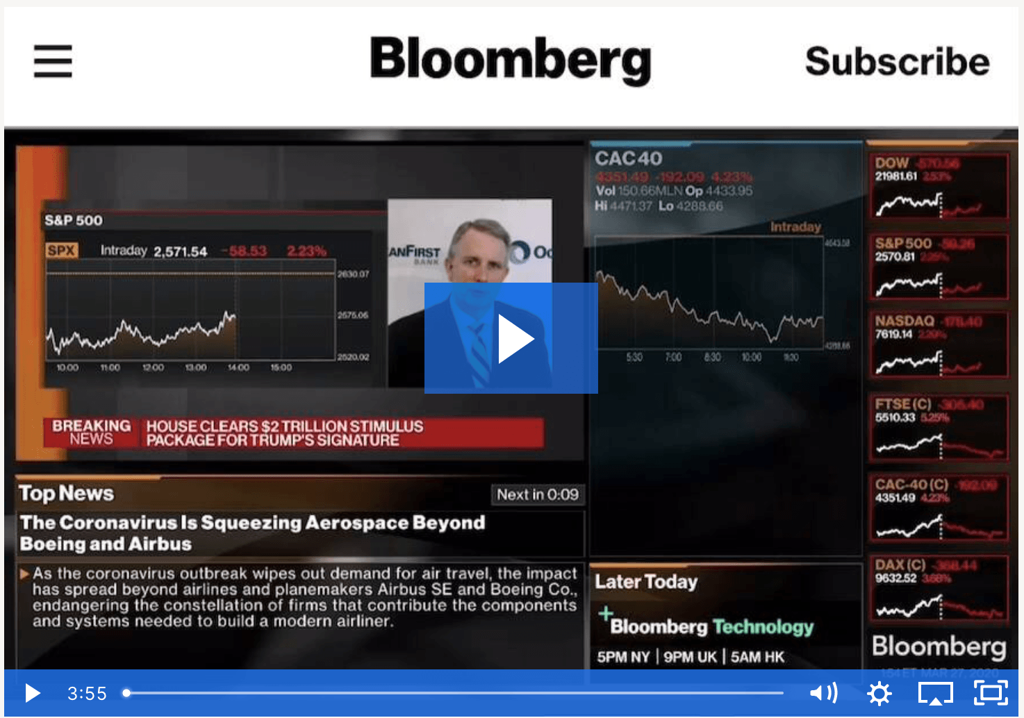 Bloomberg The Open Screenshot