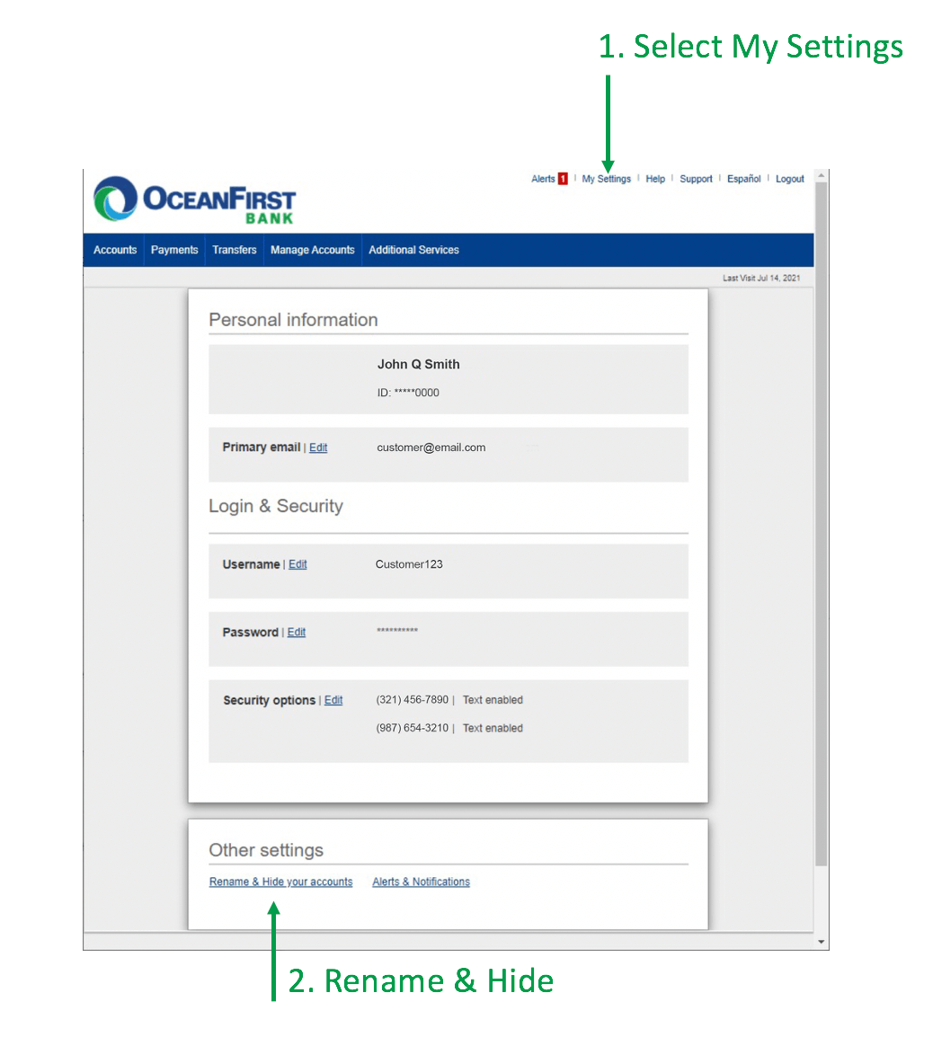 Frequently Asked Questions | OceanFirst Bank