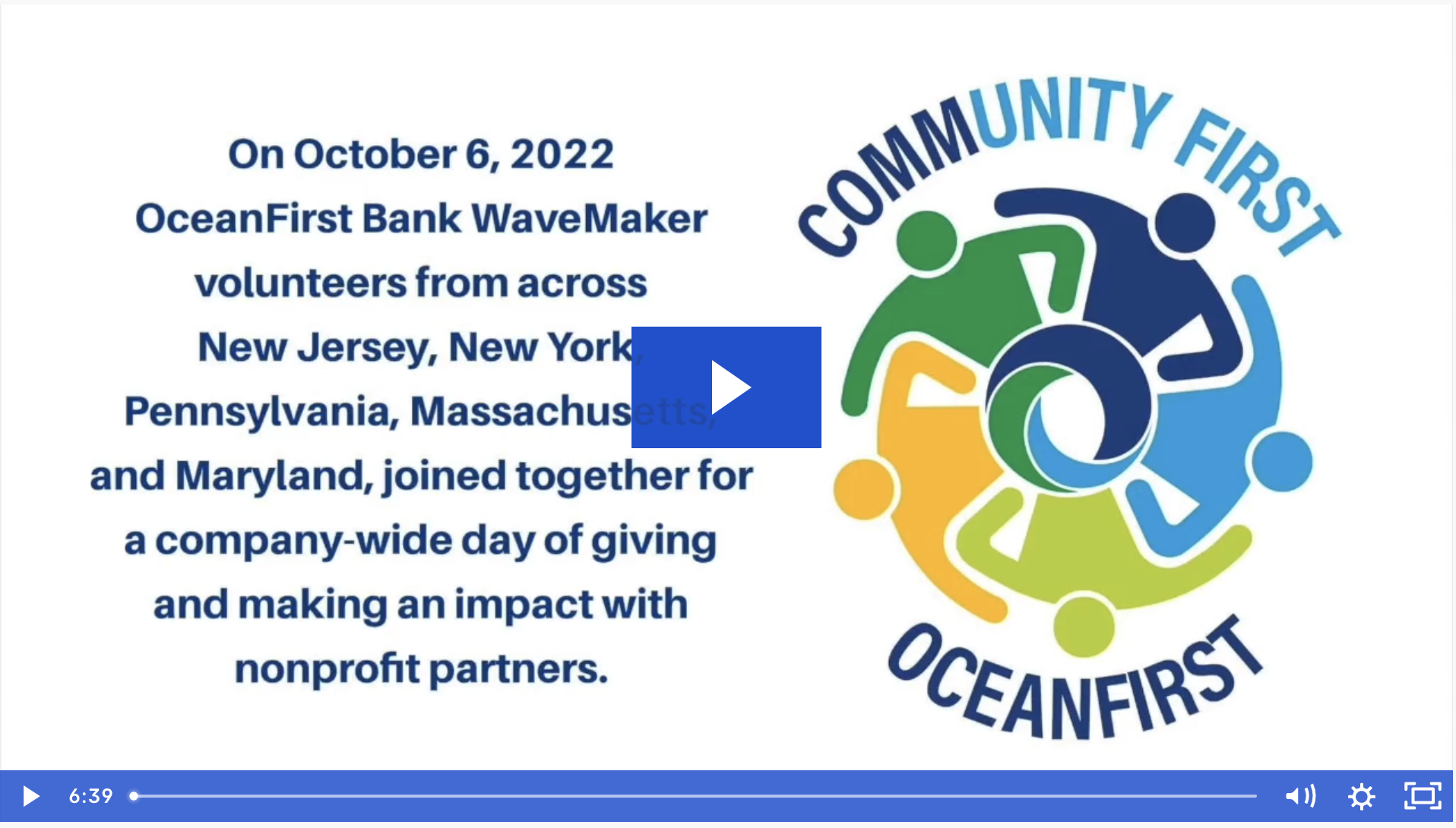CommunityFirst Day | News & Blog Details | OceanFirst Bank